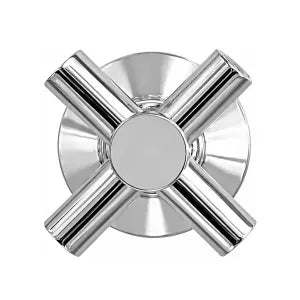 Acabamento Registro 3/4 C-64 Cruzeta Metal Cromado