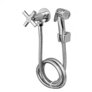 Ducha Higiênica 1/4 Volta C-64 Metal Robusto Gatilho Abs Cromado