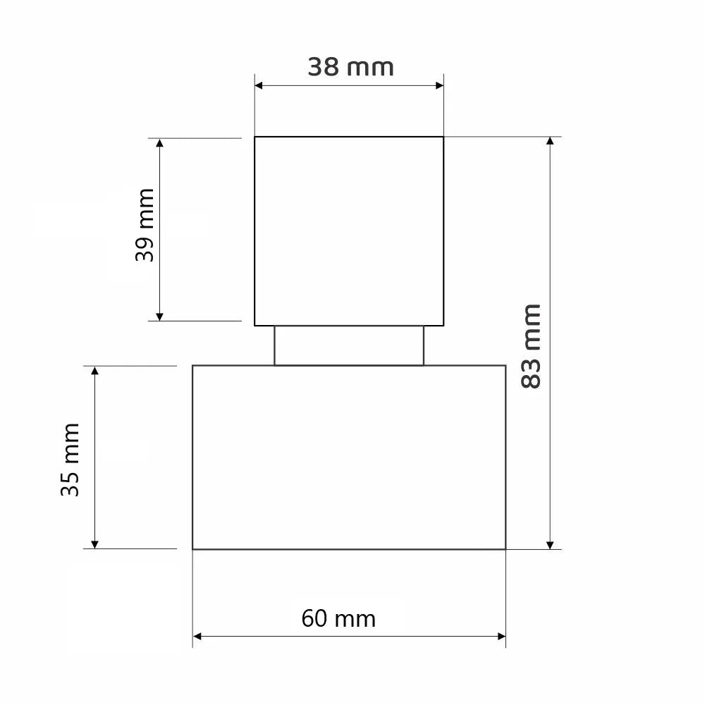Acabamento Registro 3/4 Canopla Alta Metal C-38 Metal Cromado