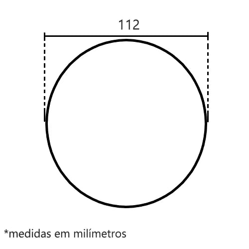 Ralo Grelha Redonda 10 Cm Inox Com Caixilho