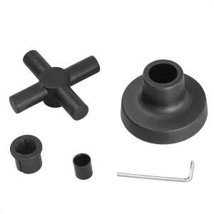 Acabamento Registro 3/4 C-64 Cruzeta Metal Preto