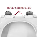 Assento Sanitário Oval Branco Fechamento Suave Soft Close