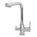 Torneira Cozinha Misturador Monocomando Com Saída Para Filtro Metal Cromado