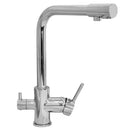 Torneira Cozinha Misturador Monocomando Com Saída Para Filtro Metal Cromado