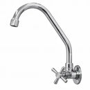 Torneira Cozinha Parede Bica Móvel 1/4 Volta C-31A Metal Cromado TB10