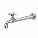 Torneira Cozinha de Parede 22cm Reta 1/4 Volta C-31A Metal Cromado TB10