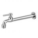 Torneira Cozinha de Parede 22cm Reta 1/4 Volta C-72 Metal Cromado TB10