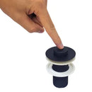 álvula Click Banheiro Lavatório 7/8" Metal Preto