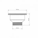 Válvula Pia Cozinha Americana 3.1/2 Inox Polido