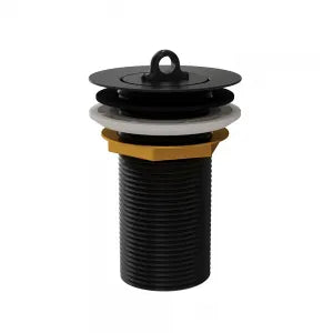 Válvula Tanque ou Banheiro Lavatório 1.1/4 9cm Metal Preto S/L