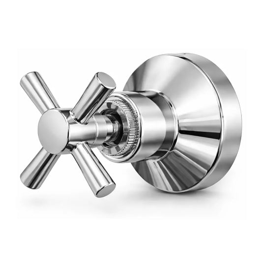Acabamento Registro 3/4" Canopla Abs C-31 A Manopla Metal Cromado