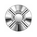 Acabamento Registro 3/4" Canopla Abs C-31 A Manopla Metal Cromado