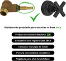 Acabamento Registro 3/4 C-64 Cruzeta Metal Preto