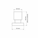 Acabamento Registro 3/4 Canopla Metal C-38 Metal Cromado