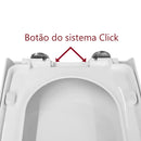 Assento Sanitário Modelo Carrara Branco Fechamento Suave Soft Close