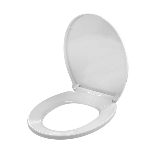 Assento Sanitário Oval Branco Fechamento Suave Soft Close