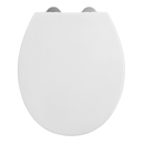 Assento Sanitário Oval Branco Fechamento Suave Soft Close