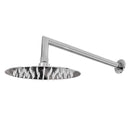 Chuveiro Ducha Redondo 20x20cm Inox Cromado Com Braço