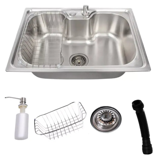Cuba Completa Aço Inox 60 x 42 x 20cm Com Acessórios