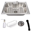 Cuba Completa Aço Inox 60 x 42 x 20cm Com Acessórios