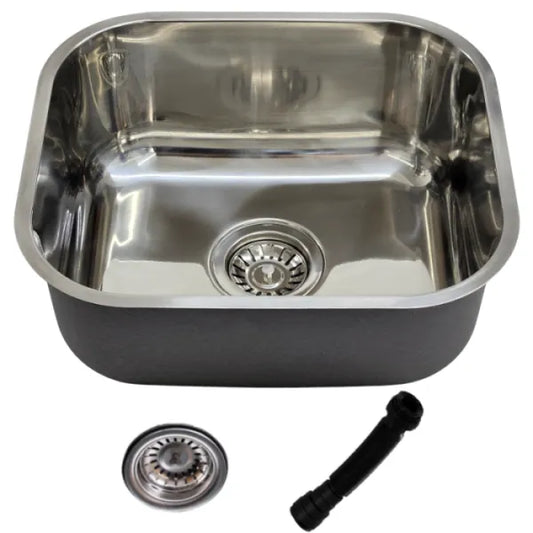 Cuba Pia Cozinha 40x34x17cm Aço Inox 304 Número 0
