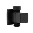Ducha Higiênica 1/4 Volta Quadrada Com Derivador Metal Preto