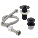 Misturador Para Bidê 1/4 Volta C-64 Preto Completo