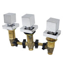 Misturador Para Bidê Quadrado 1/4 Volta C-38 Cromado Completo