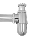 Sifão Copo Para Banheiro ou Tanque Metal Cromado 1.1/4 X 1.1/2 - Jardim