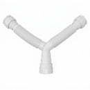 Sifão Duplo Sanfonado Universal Pvc Branco