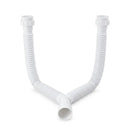 Sifão Duplo Sanfonado Universal Pvc Branco