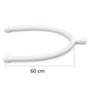 Sifão Duplo Sanfonado Universal Pvc Branco
