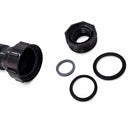 Sifão Duplo Sanfonado Universal PVC Preto