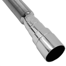 Sifão Sanfonado Universal Plástico Pvc Cromado 80cm - Jardim