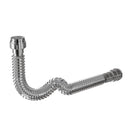 Sifão Sanfonado Universal Plástico Pvc Cromado 80cm - Jardim