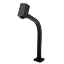 Torneira Alta Banheiro Lavatório Link Quadrada 1/4 Volta Metal Preto