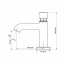 Torneira Banheiro Automática Mesa Matic Metal Cromado