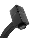 Torneira Banheiro Lavatório Link Quadrada Baixa 1/4 Volta Metal Preto