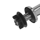 Torneira Cozinha Mesa 1/4 Volta Cruzeta C-64 Tubo Flexível Preto Arejador Cone C/ 2 Jatos