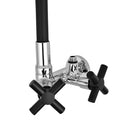Torneira Cozinha de Parede Com Filtro Cruzeta C-64 1/4 Volta Tubo Flexível Preto Arejador Com 2 Jatos