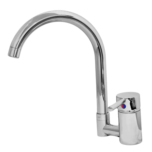 Torneira Cozinha e Banheiro Monocomando Quente e Frio Metal Cromado