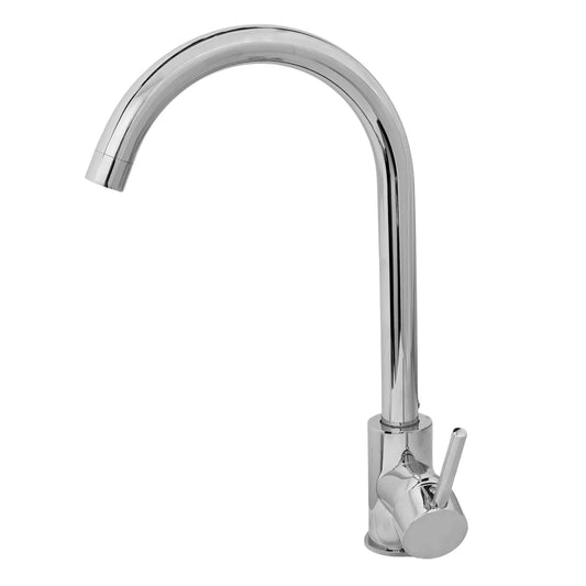 Torneira Cozinha Misturador Monocomando Quente e Frio Metal Cromado