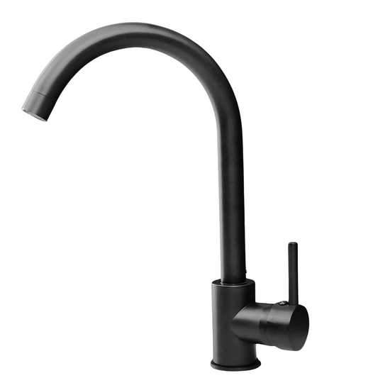 Torneira Cozinha Misturador Monocomando Quente e Frio Metal Preto