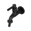 Torneira Jardim e Tanque 1/4 Volta C-34 Metal Preto Com Bico