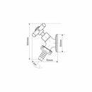 Torneira Jardim ou Máquina Extra Curta 1/4 Volta C-31A Metal Cromado - Jardim