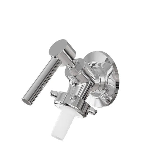 Torneira Jardim ou Máquina Extra Curta 1/4 Volta C-72 Metal Cromado - Jardim