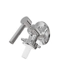 Torneira Jardim ou Máquina Extra Curta 1/4 Volta C-72 Metal Cromado - Jardim
