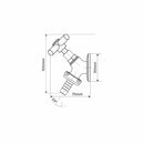 Torneira Jardim ou Máquina Extra Curta 1/4 Volta C-72 Metal Cromado - Jardim