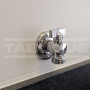 Torneira Máquina de Lavar Esfera Zamak Metal Cromado - Jardim