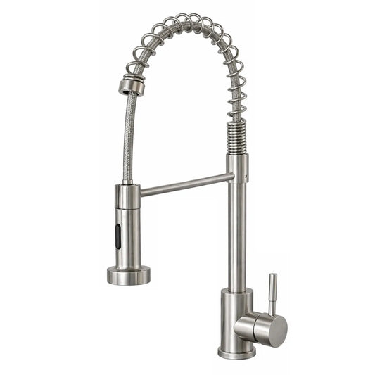 Torneira Cozinha Misturador Monocomando Gourmet Aço Inox 304 Escovado Class
